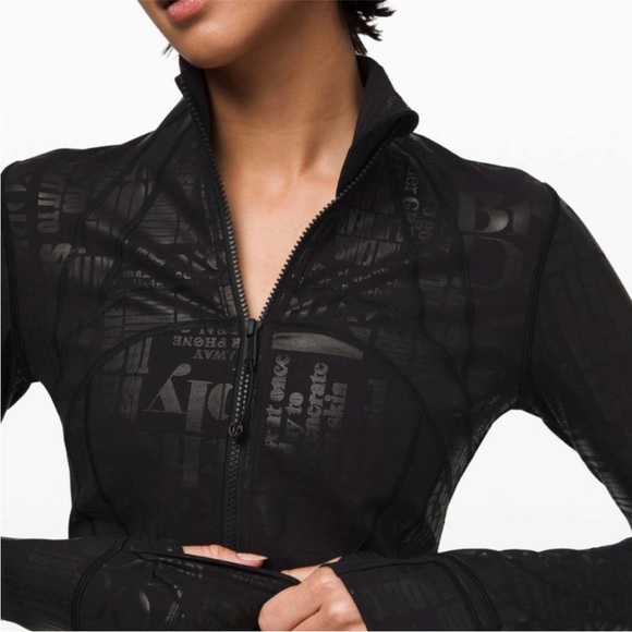 LULULEMON DEFINE JACKET 20YR FOIL MANIFESTO BLACK Spark fitted limited edition - Picture 5 of 9